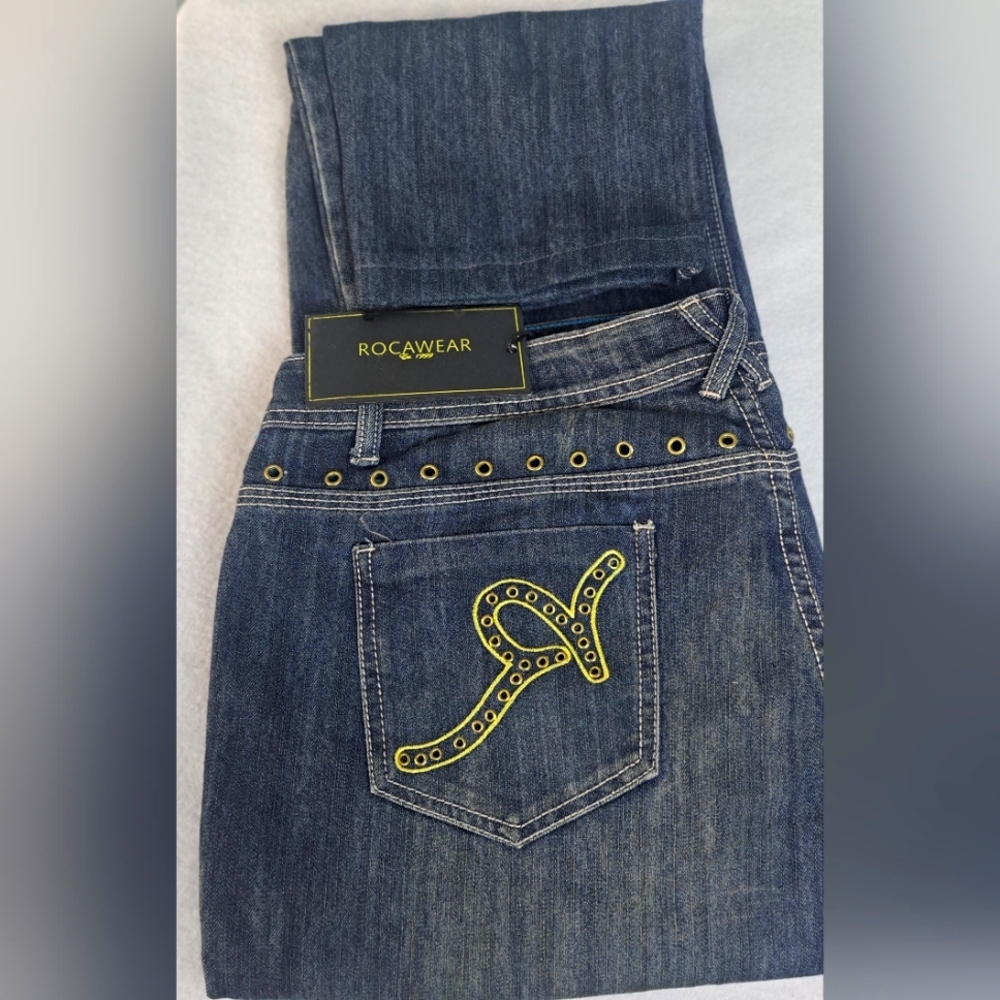 Rocawear Women’s Jeans Size 18 ,Hannah Skinny Dark Blue, New w/ Tag, Stylish Fit